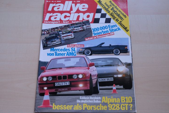 Deckblatt Rallye Racing (08/1990)